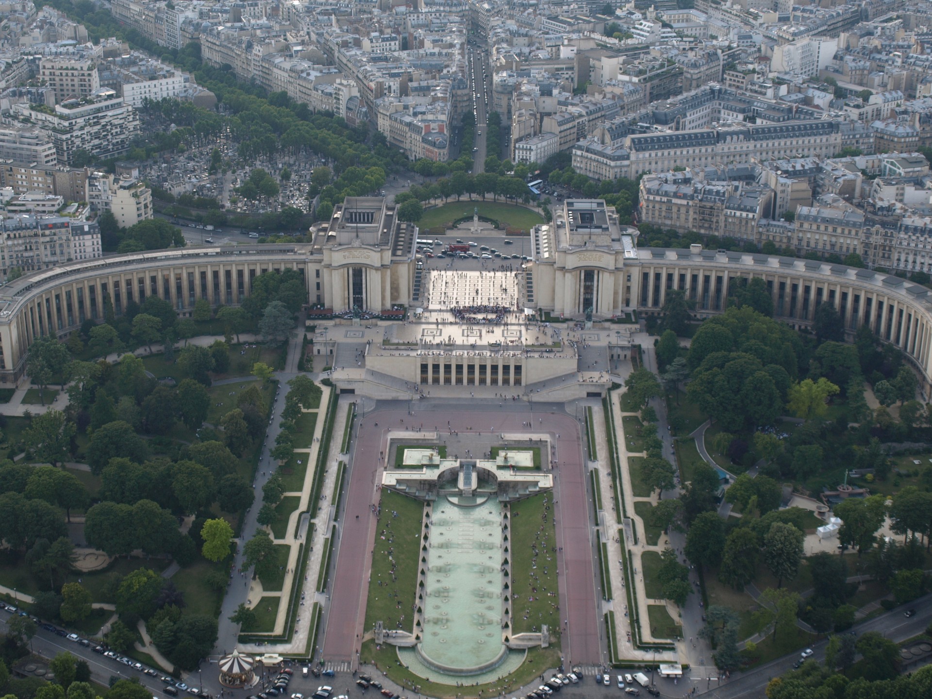 Palais de Chaillot From the Third Floor of the Tower